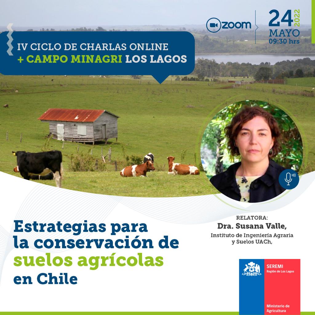 Charla Estrategias para la conservación de suelos agrícolas en Chile.